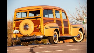 1946 Mercury Eight 69M Woodie Wagon with 350ci [upl. by Eirrok]