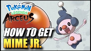 Pokemon Legends Arceus  How To Get Mime Jr  Mime Jr Location [upl. by Eilegna186]