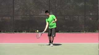 How to Feed the Tennis Ball Like a Pro Rafael Nadal in HD [upl. by Nnaillij]