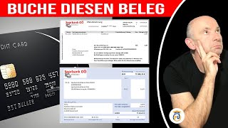 Kreditkartenabrechnung richtig verbuchen  Einfach erklärt  Lfd Geschäftsfälle [upl. by Bethina]