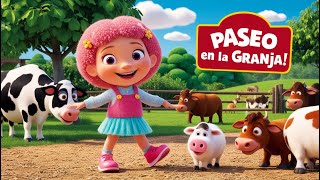 Paseo en la Granja 🐴🐷🐮 🎵Canciones Infantiles🎵 [upl. by Frederich]