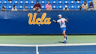 Novak Djokovic Court Level Practice at UCLA [upl. by Buckie]