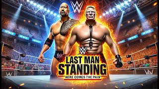 WWE 2K24 The Rock vs Roman Reigns Last Man Standing Showdown [upl. by Uuge]