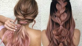 PEINADOS DE MODA 2022 2023  EASY HAIRSTYLES TUTORIAL 2022 2023 [upl. by Elleivad]