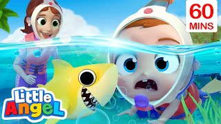 Baby John Explores The Ocean  More Educational Kids Songs amp Nursery Rhymes By Little Angel [upl. by Reggy]