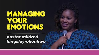 MANAGING YOUR EMOTIONS  E Motions  Pastor mildred kingsleyokonkwo [upl. by Skye995]