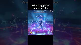 Xingqiu vs Raiden genshinimpact genshin hoyocreators apt trending raidenshogun [upl. by Dorisa]