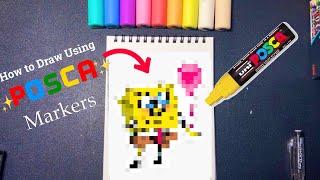 How To DRAW Using POSCA MARKERS… For Beginners [upl. by Cavit]