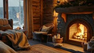 Where Snow Meets Serenity A Cozy Cottage Escapequot relax atmosphere chill sleep meditation [upl. by Yelknirb]