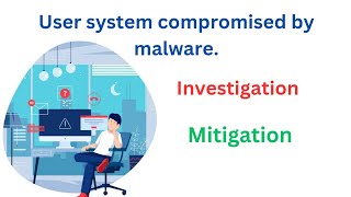 User System Compromised by Malware malware investigations soc cybersecurity interview endpoint [upl. by Botti]