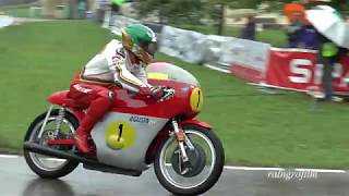 Giacomo Agostini beim Schwanenstadt Oldtimer Grand Prix 2018 [upl. by Truscott]