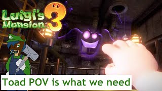 Toad POV is what we need  Luigis Mansion 3 Part 12 [upl. by Ylahtan38]