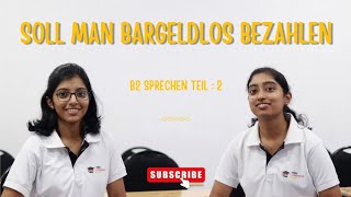 SOLL MAN BARGELDLOS BEZAHLEN  B2 SPRECHEN TEIL  2  HEIM LANGUAGE ZONE [upl. by Asilram]