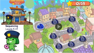 Puzzles Level 1 917  CodeSpark Academy learn Sequencing in Donut Detective  Gameplay Tutorials [upl. by Elsilrac]