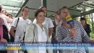 ANTENNE BAYERN zahlt Ihr neues Auto  Fabienne aus Buchenberg im Allgäu gewinnt Audi A1 [upl. by Ayama]