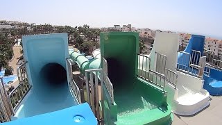 Twisted Rapids Water Slide at Aqualand Costa Adeje [upl. by Mayap26]