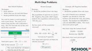 MultiStep Problems 7EE3 [upl. by Mateo102]