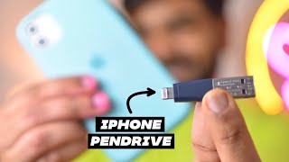 iPhone Pen Drive  SanDisk iXpand Mini Flash Drive for iPhone  Increase Your iPhone Storage  Hindi [upl. by Kneeland]