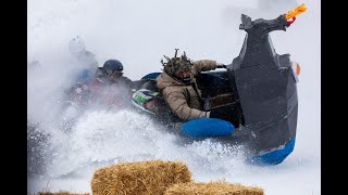 Cardboard sled race at Winterfest 2019 [upl. by Piggy]