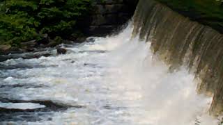 Keene NH Ashuelot River Park Water fall 7 31 2018 [upl. by Jago]