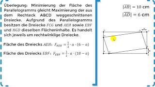 Extremwertaufgaben – Optimierung mit Zielfunktion amp Nebenbedingung  Übung 6 [upl. by Gowrie]