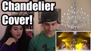 quotChandelier  หน้ากากเสือจากัวร์  THE MASK SINGER 2quot  COUPLES REACTION [upl. by Ellerret84]