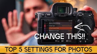 5 Settings You NEED to Change  Sony A7IV and A7RV for Photography [upl. by Erskine764]