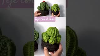 Cactus bola tejido a crochetcactusysuculentas [upl. by Vanni]