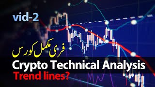 Binance Crypto Trading Technical Analysis Course Vid 2 Trend Lines Explained [upl. by Adnorrahs128]