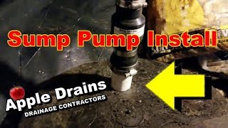 How To Install Sump Pump and Discharge the Water [upl. by Ariew114]