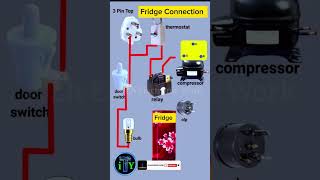 fridge wiring diagramshorts viralshorts TechnicalirfanYaseen [upl. by Eeliab]