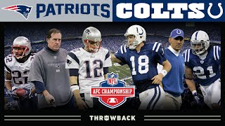 That Time Brady amp the Pats Blew a 213 Lead to Peyton Patriots vs Colts 2006 AFC Championship [upl. by Onig]