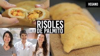 RISOLES DE PALMITO CROCANTE E SUPER SABOROSO  COZINHANDO COM A MINHA MÃE  TNM Vegg [upl. by Israeli299]