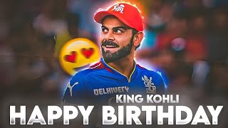 Happy birthday Virat Kohli 🔥  Virat Kohli Birthday Status  virat kohli birthday WhatsApp Status [upl. by Placia]