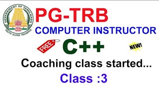 TRB Computer Instructor C Coaching class 3  VIBRANT ONLINE ACADEMY [upl. by Asiruam]