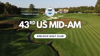 Kinloch Golf Club hosts the 43rd US Mid Am [upl. by Ayanat]