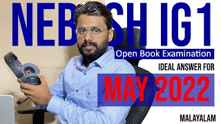 NEBOSH IGC Open Book Examination May 2022 l Ideal Answer l Naseek l Malayalam [upl. by Wan]