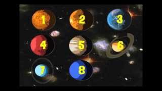 The Planets Name and Counting Song  Learning video for kids [upl. by Dreddy]