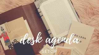 Louis Vuitton Desk Agenda Setup [upl. by Sweyn943]