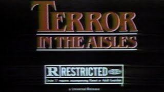 80s Commercial  Terror in the Aisles  horror movie  80s Movie Trailer  1984 [upl. by Llednil261]