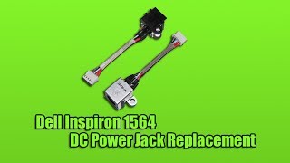 Dell Inspiron DC Power Jack Replacement [upl. by Frost8]