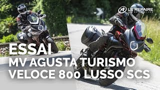 Essai MV Agusta Turismo Veloce 800 Lusso SCS 2018 [upl. by Aniz]