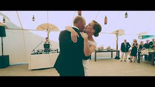 A Colorful MediterraneanMeetsCalifornia Wedding  Martha Stewart Weddings [upl. by Eido]