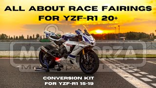 Yamaha YZFR1 2020  race fairings and conversion kit for 201519 model [upl. by Eseryt]