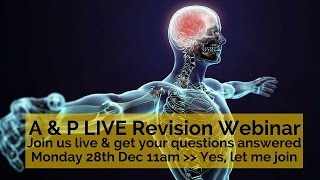 Anatomy and Physiology Revision Live Webinar and Q amp A Session [upl. by Emmer]