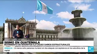 Informe desde Antigua un terremoto de 62 grados de magnitud sacudió el sur de Guatemala [upl. by Kittie]