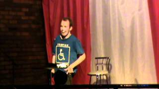 Highlights of Lost Voice Guys debut stand up comedy gig  Mission in Sunderland  4 February 2012 [upl. by Yenitirb]