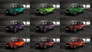 2024 BMW X7  All Individual 54 Colors Option Choice  Find your favourite BMW Individual colour [upl. by Thayer668]