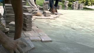 PAVER LOC ONLINE  PAVER DRIVEWAY INSTALLATION OVER CONCRETE [upl. by Birgitta]