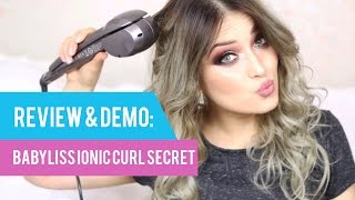 Bucle rapide cu BaByliss Ionic Curl Secret [upl. by Tim]